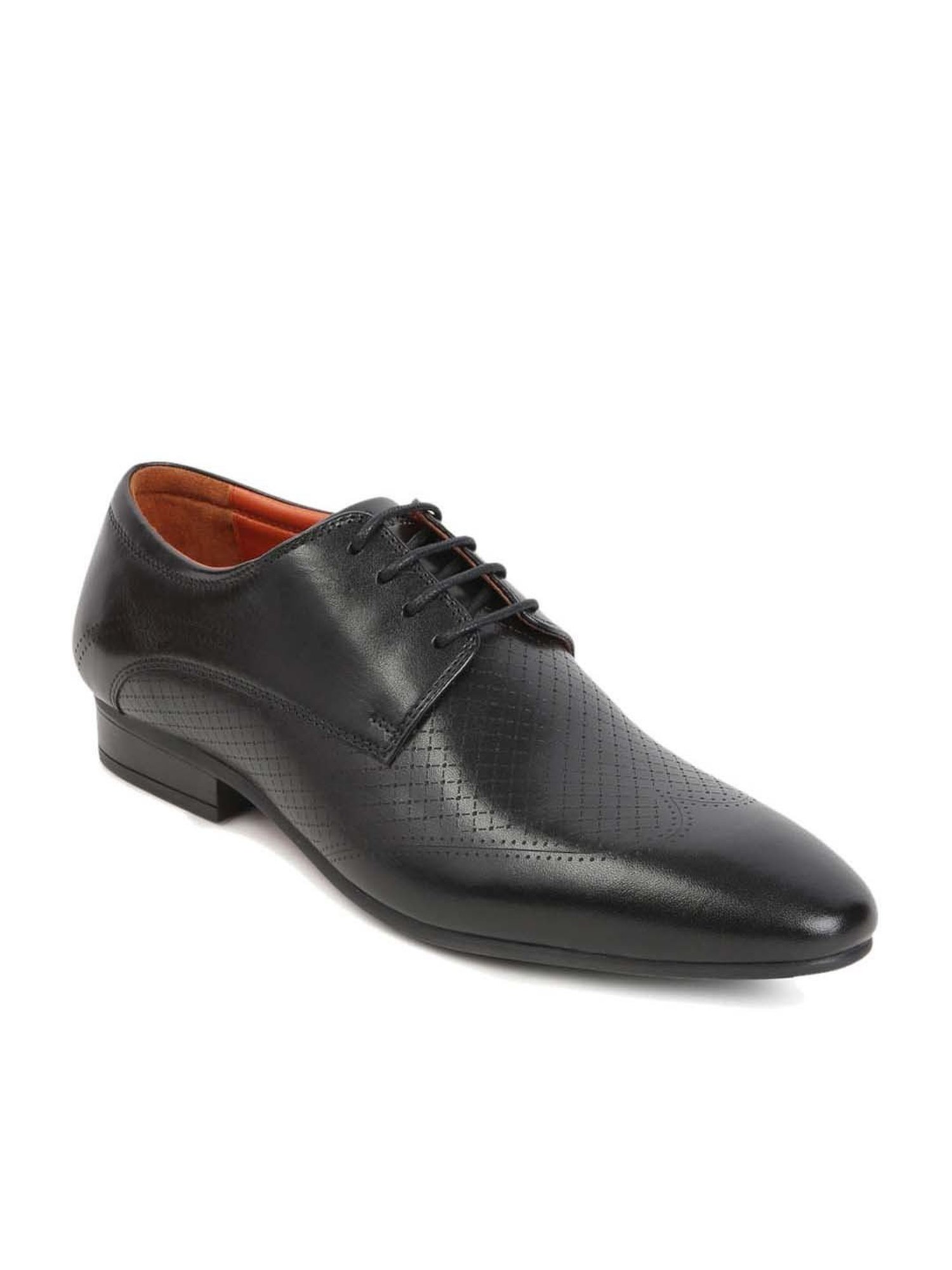 Gabicci Men's Debonair Black Derby Shoes