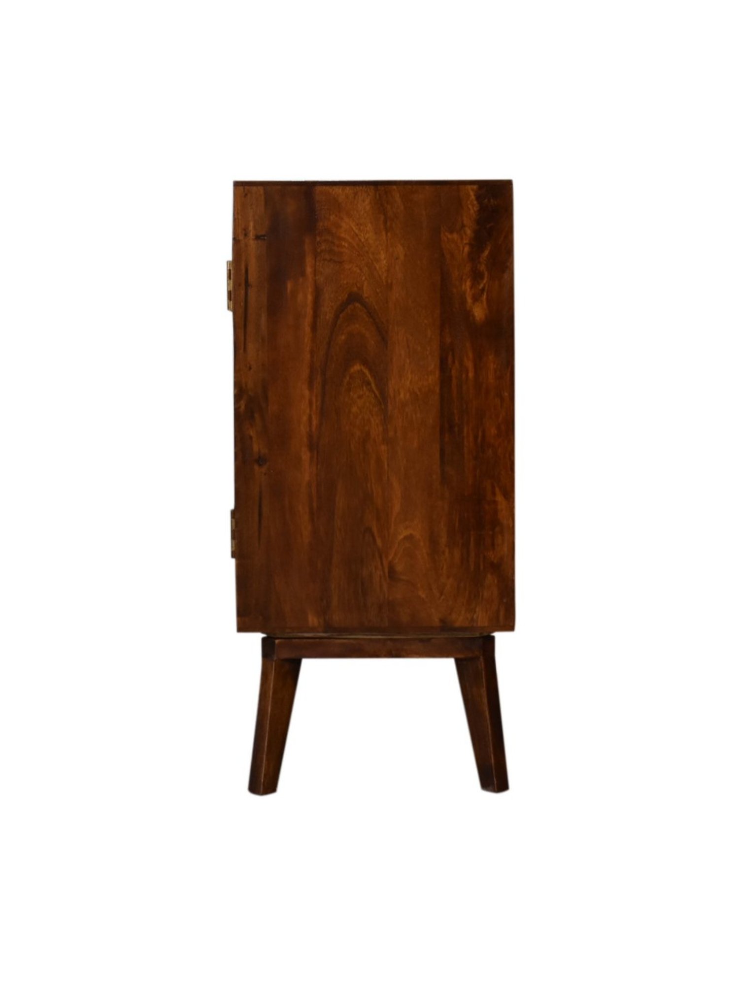Artisan Furniture Chestnut Comb Brown Wood Cabinet