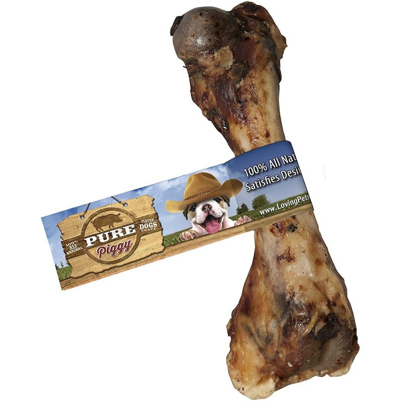Loving Pets Pure Piggy Shrink Wrapped Ham Bone