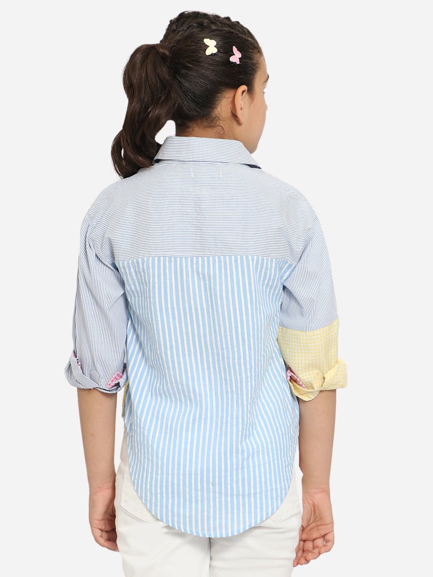 Nauti Nati Kids Multicolor Color Block Shirt