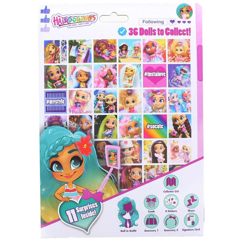 Just Play Hairdorables Series 1 Collectible Surprise Doll & Accessories: Sweet Treats Dee Dee