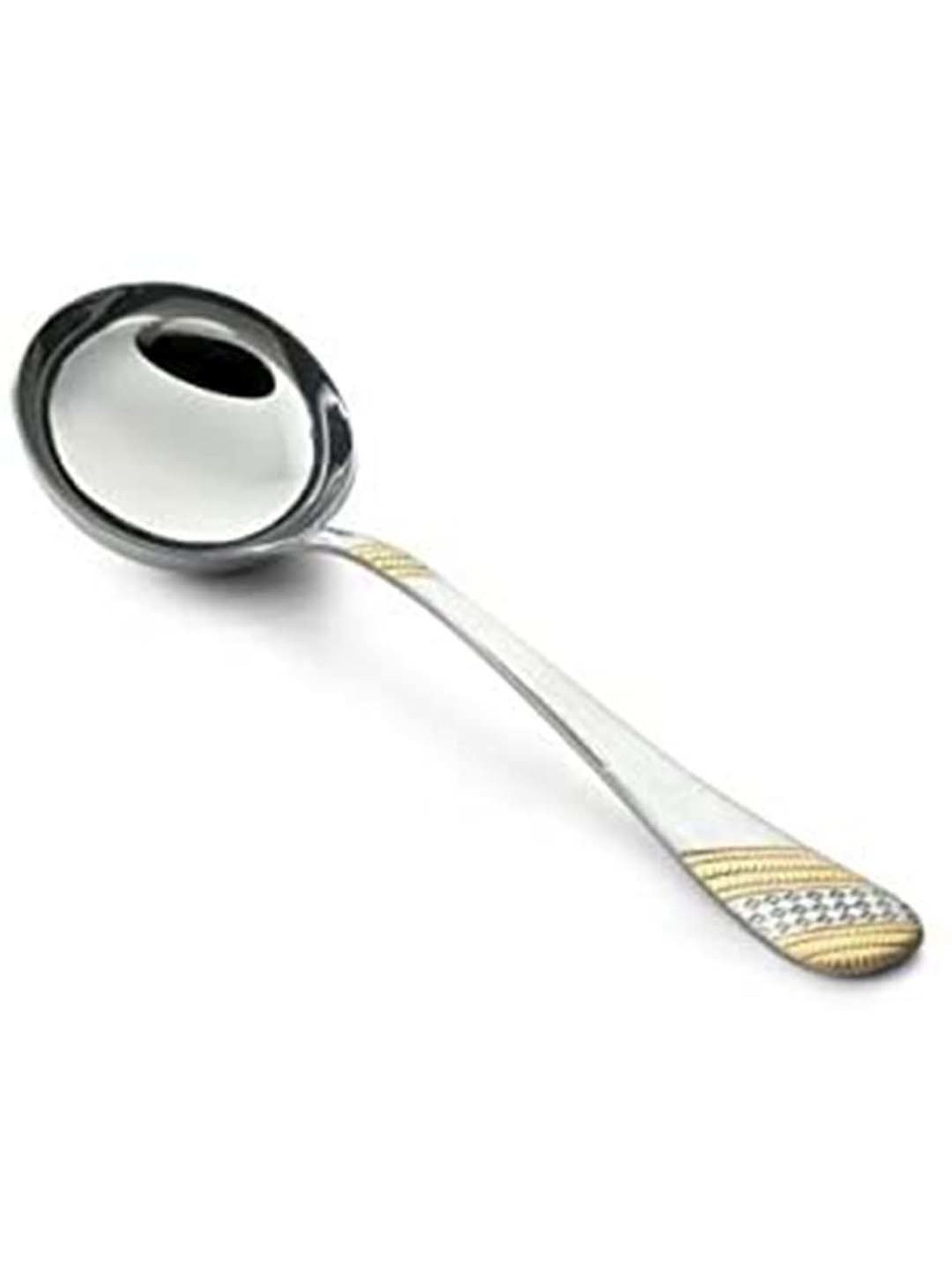 FnS Imperio Silver & Gold Stainless Steel Gravy Ladle