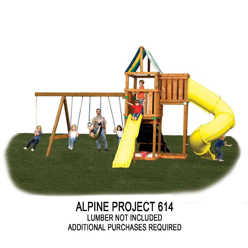 Swing-N-Slide Alpine DIY Playset Hardware Kit (Wood and Slide not included)