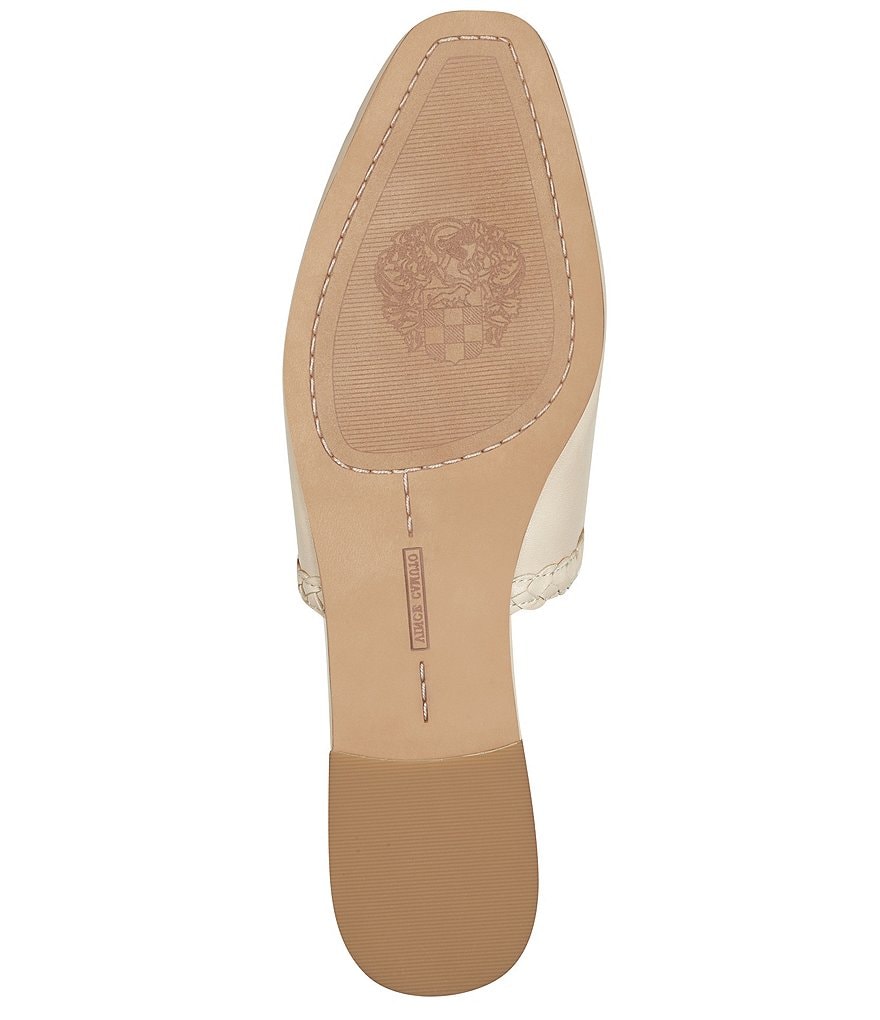 Vince Camuto Pandie Woven Leather Mules