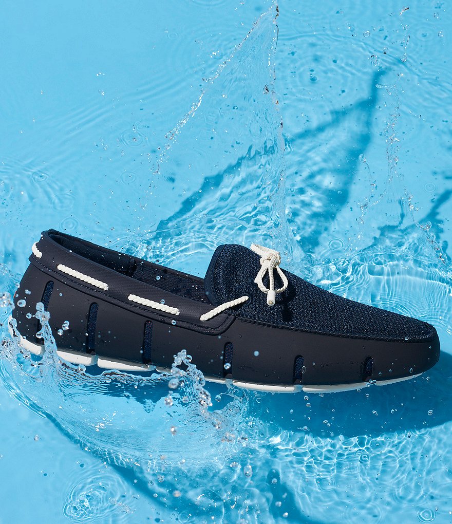 SWIMS Men's Braided Lace Washable Loafers