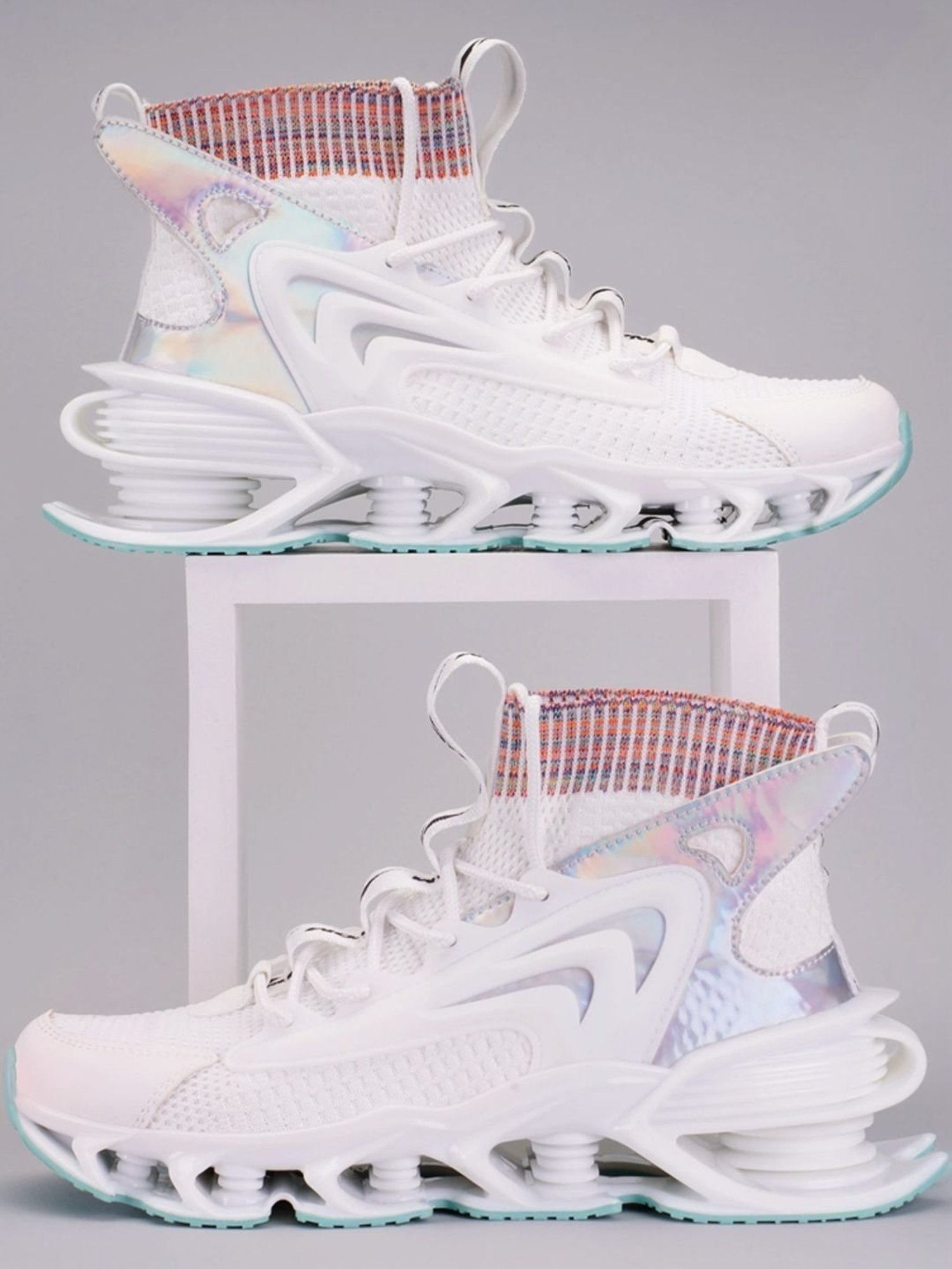 Atom Men's Spring Edge Alpha 1 White Running Shoes