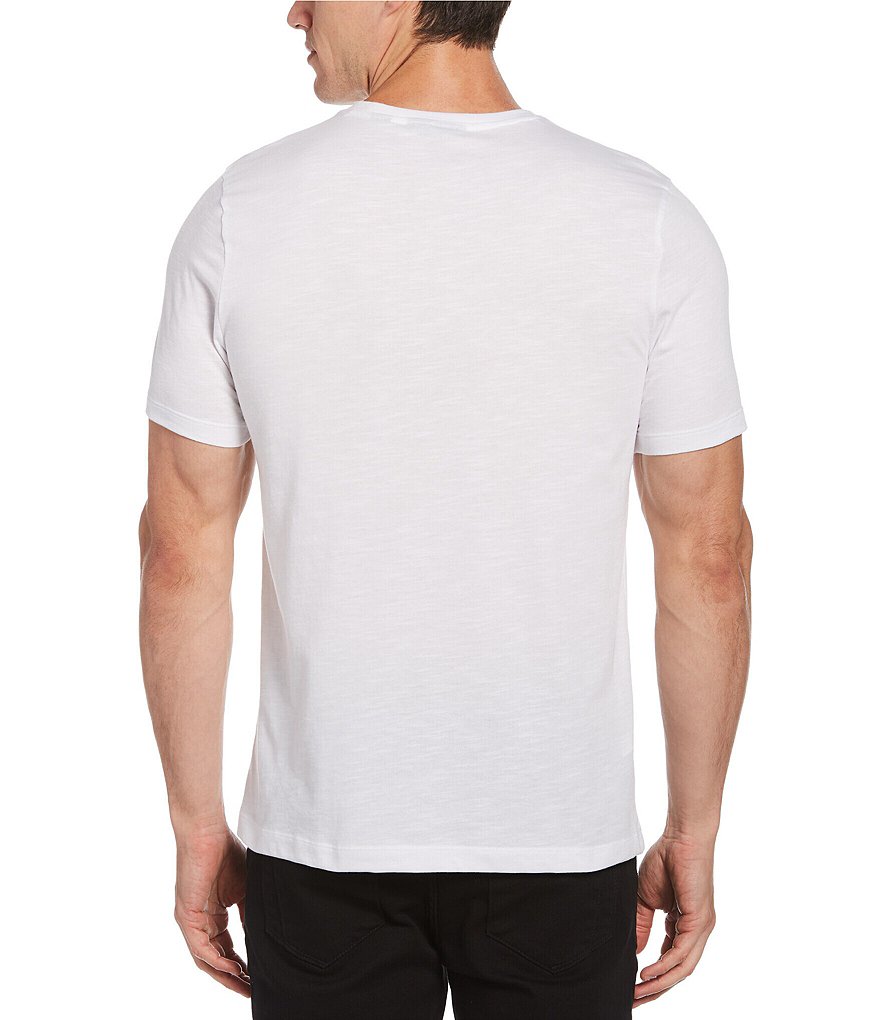 Perry Ellis Slub Textured Short-Sleeve Tee