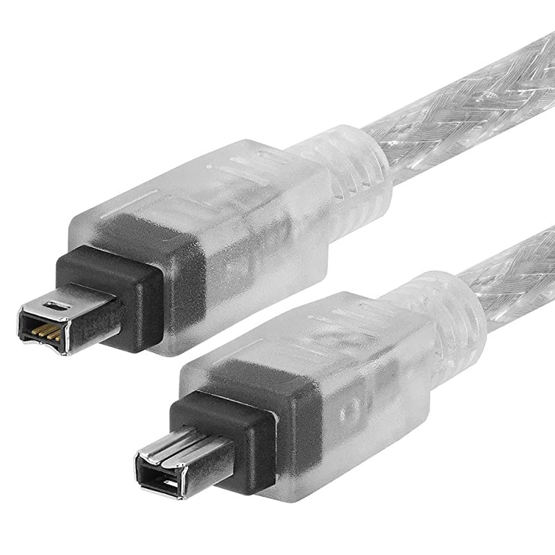15FT FireWire Cable 4 Pin to 4 Pin Male to Male iLink DV Cable Firewire 400 IEEE 1394 Cord for Computer Laptop