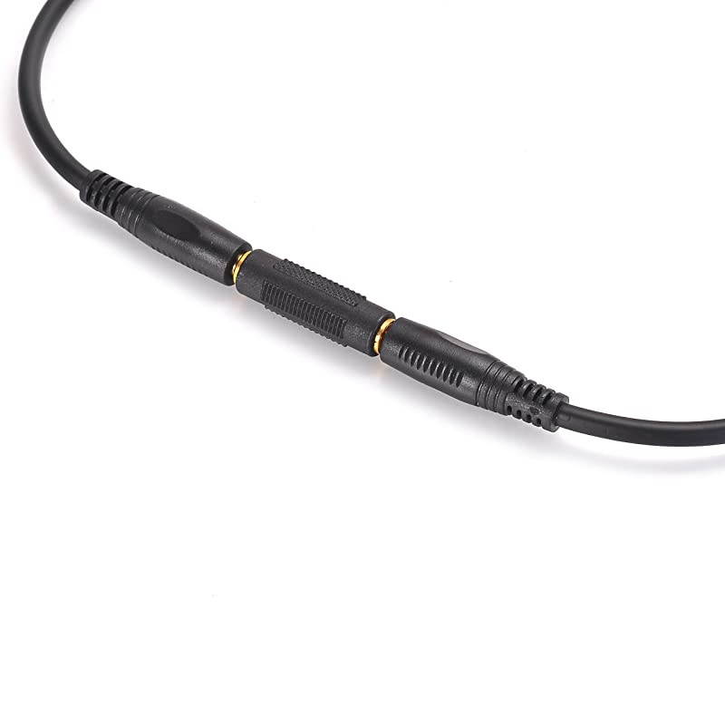 FF Stereo Coupler 5 Pack Gold Plated Stereo Jack Female to Female Adapter Connectors