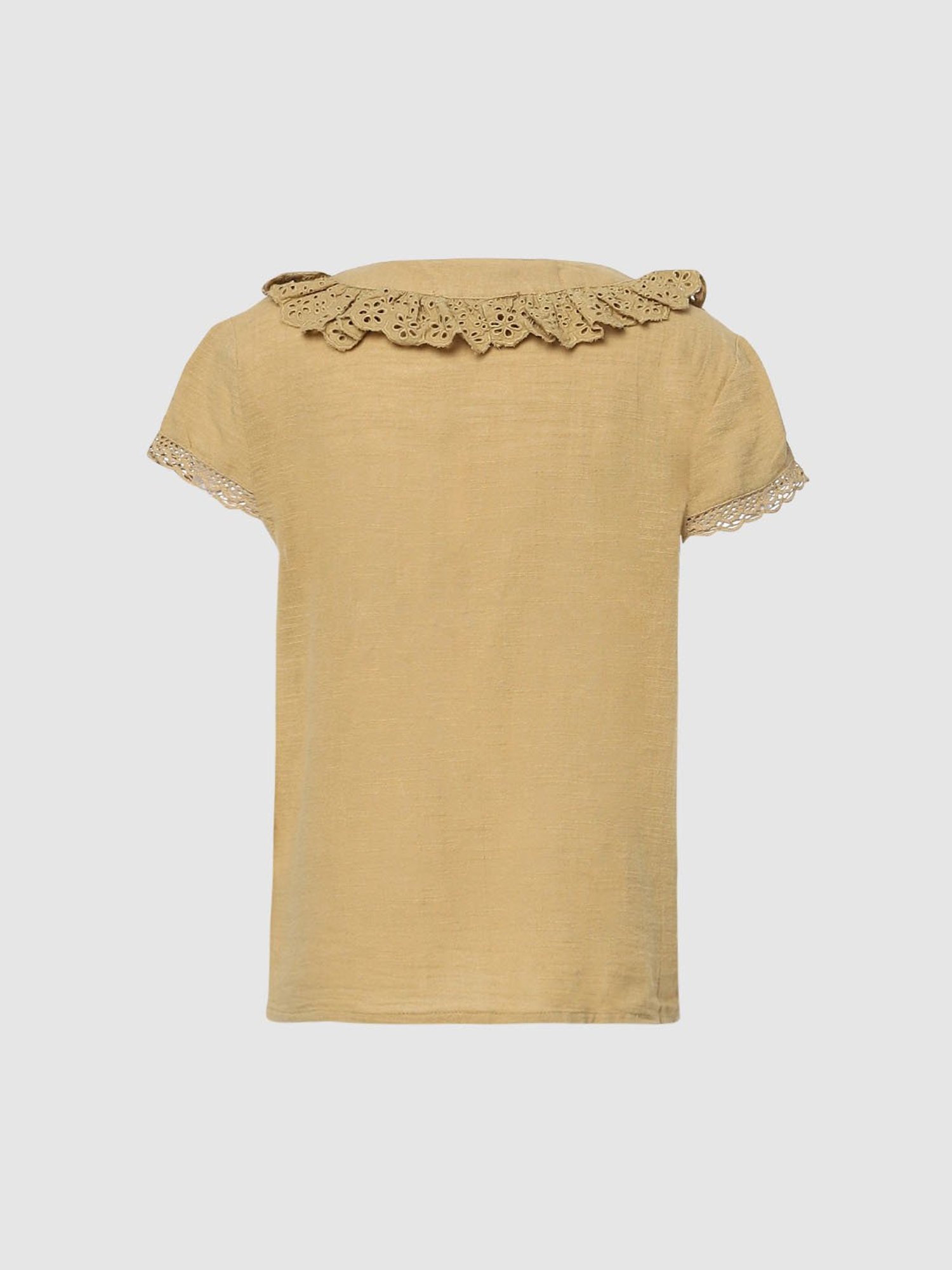 KIDS ONLY Beige Self Design Top