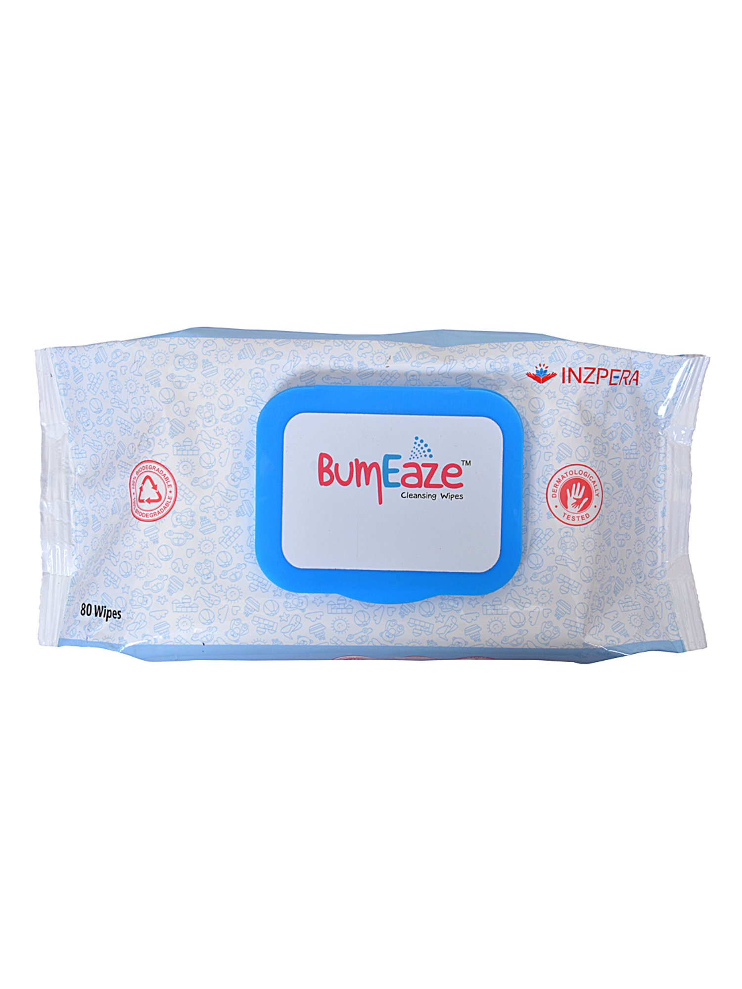 Inzpera BumEaze Cleansing Wipes (80 Pcs) - Pack of 3