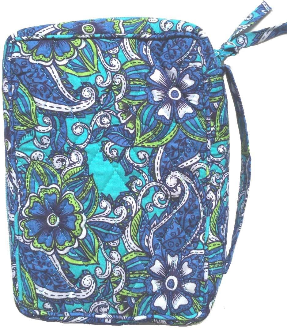 DIWI Medium Sizes 8.75 X 6.25 X 2.5 Inches Bible Cover Good Book Cover Quiltd Cotton Quilted Fabric (M, 1602F Blue Morning Glory)