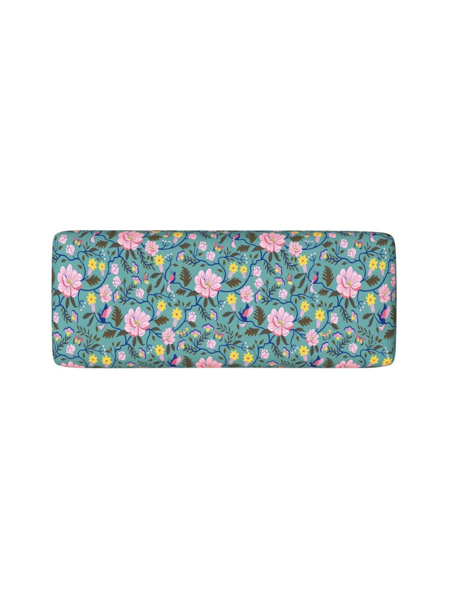 Chumbak Jodhpur Sailor Solid Blue Sheesham Wood Bench