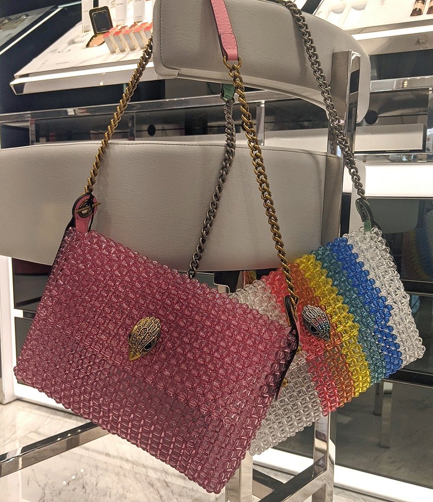 Kurt Geiger London Beaded Mini Eagle Head Detail Crossbody Bag