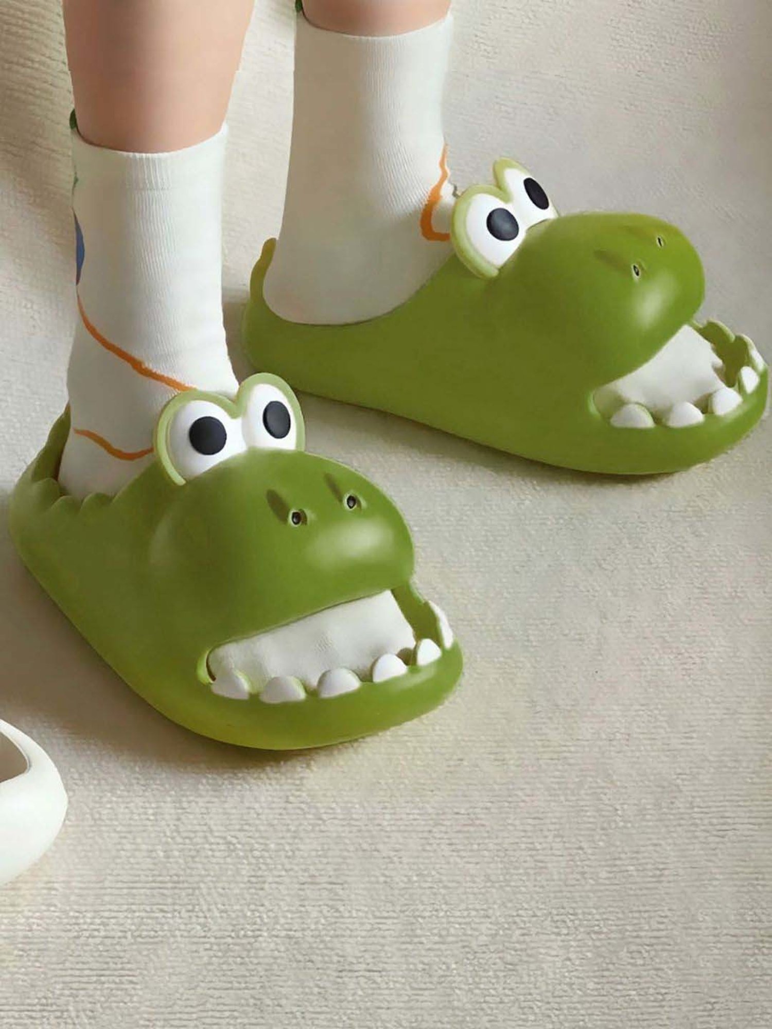 Baby Moo Unisex Green Casual Slip on