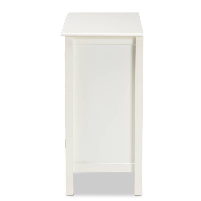 Wood 2 Door Storage Cabinet in White-Pemberly Row