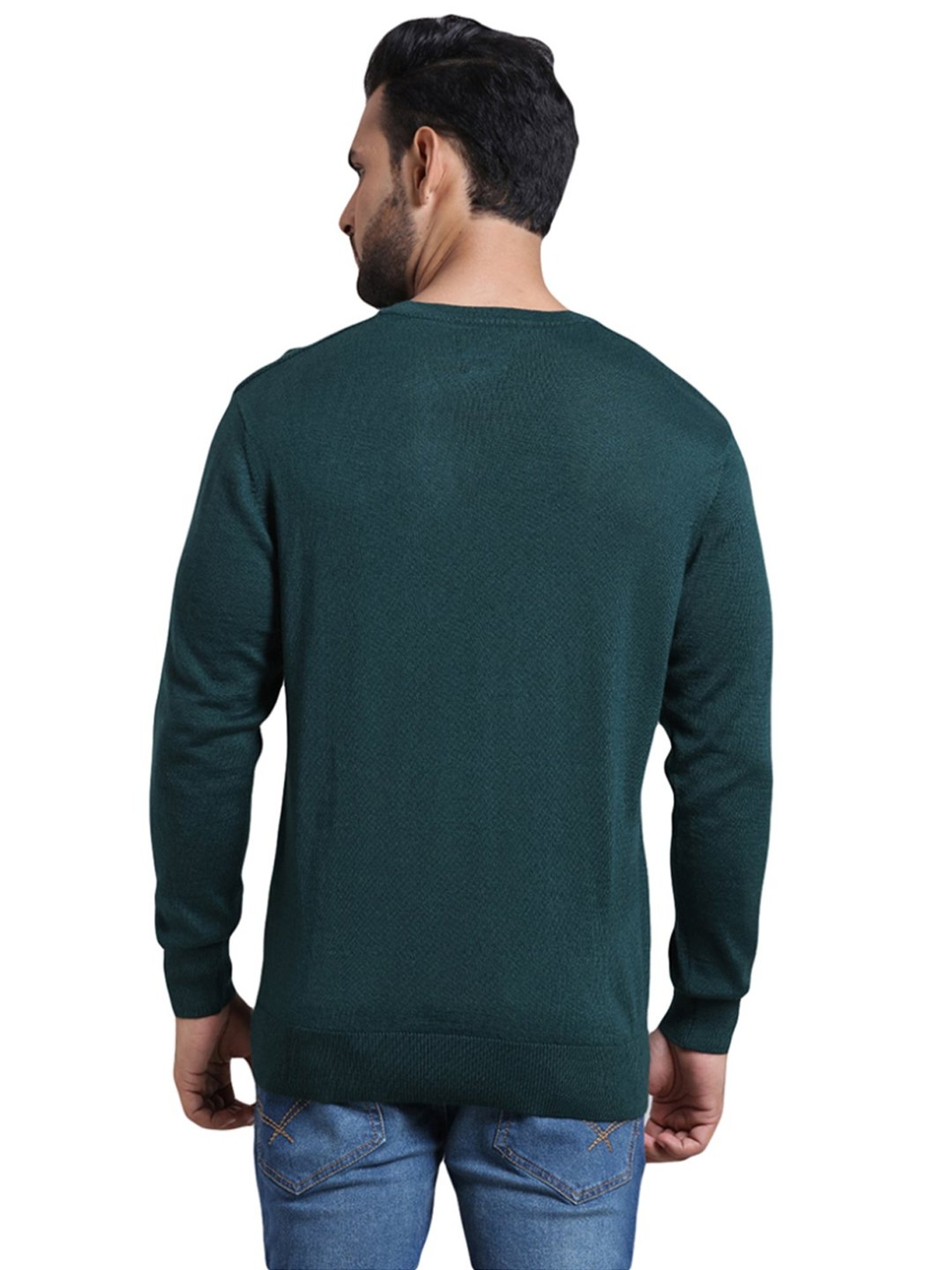 ColorPlus Green Tailored Fit Sweater
