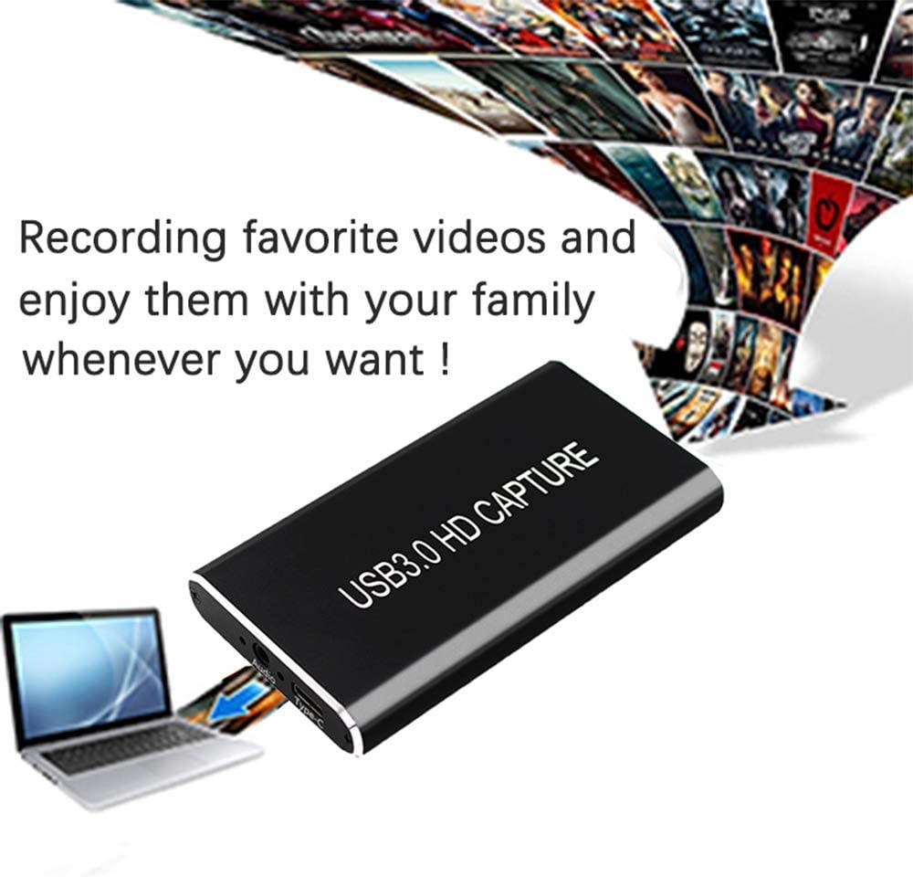HDMI Video Capture Card with Audio/USB3.0/Type C Interface