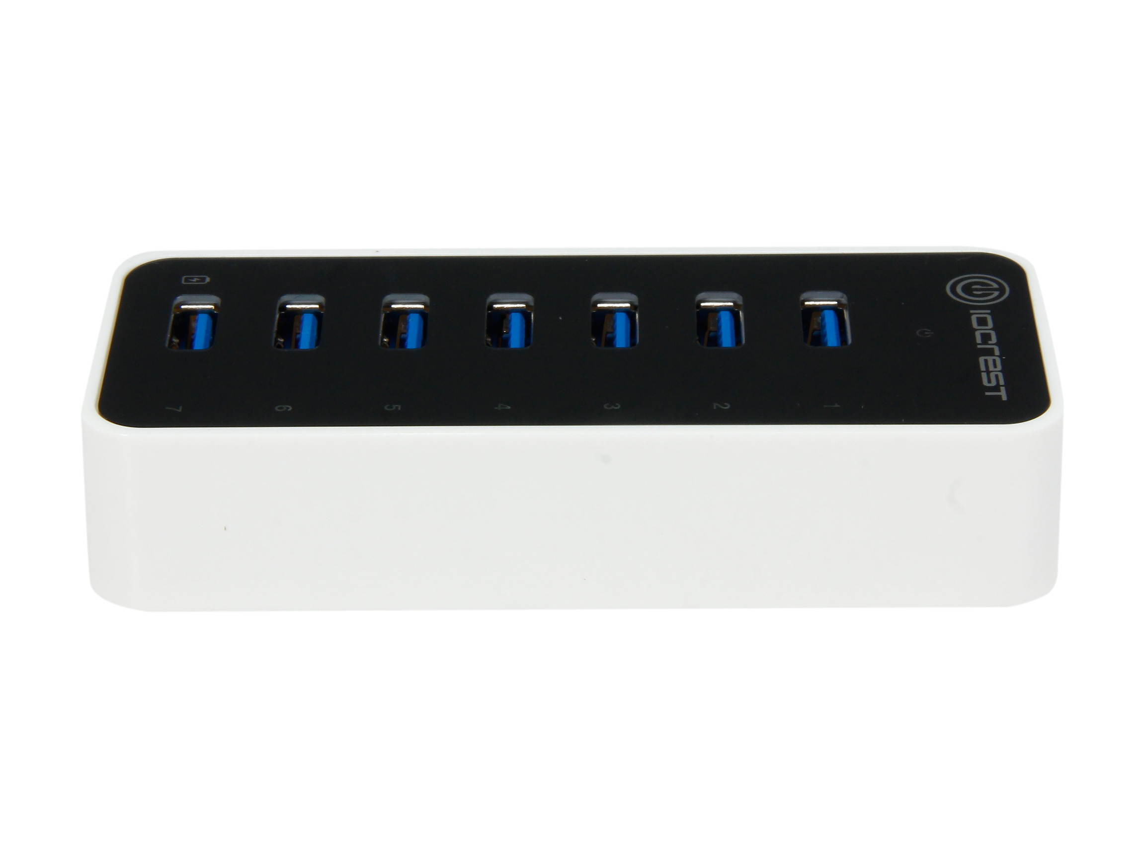 SYBA SY-HUB20152 Super Speed IO Crest 7-Port USB 3.0 Hub with AC Power Adapter