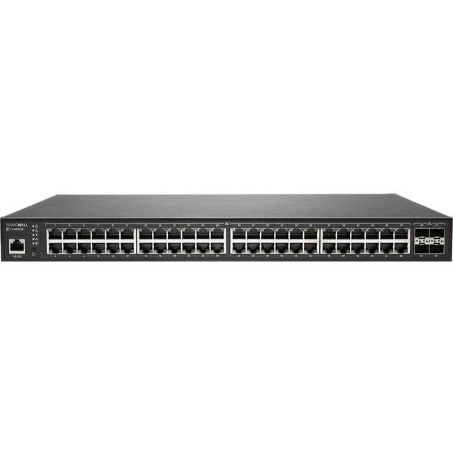 SONICWALL 02-SSC-2466 48 Port Gig PoE Switch 4 SFP P