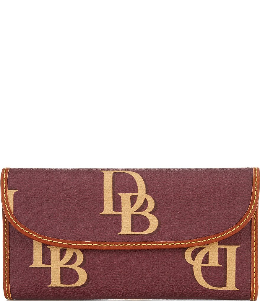 Dooney & Bourke Signature Monogrammed Collection Continental Clutch