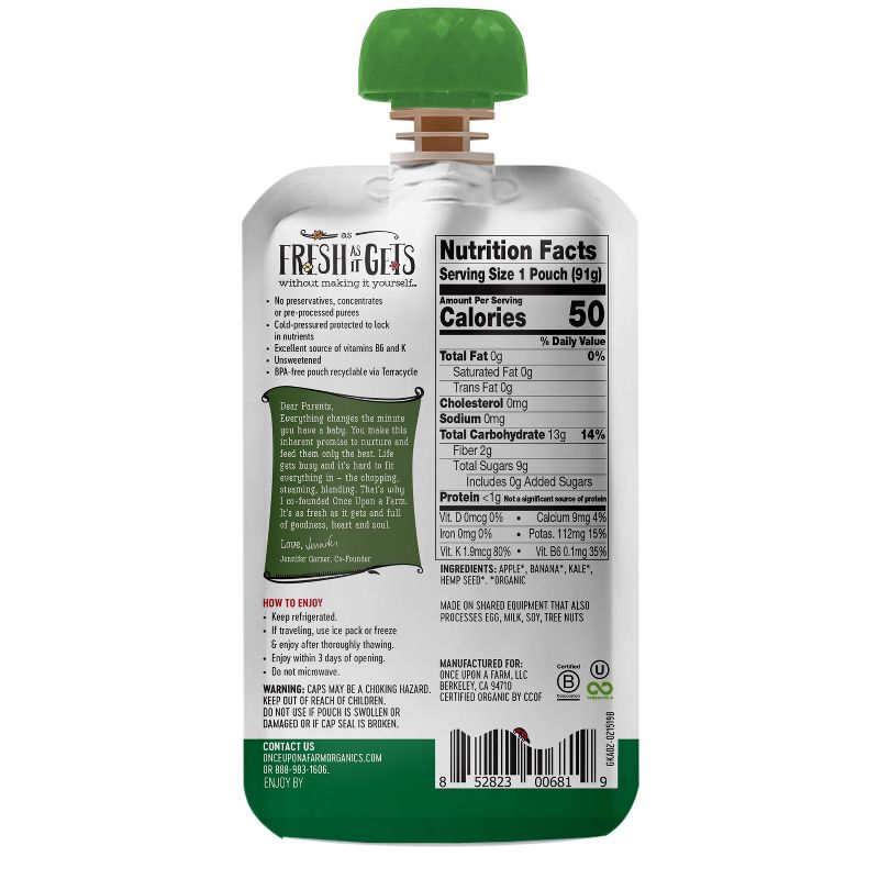 Beech-Nut Fruit & Veggie Bars Apple & Spinach - 5ct