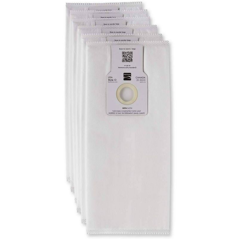 6-Pack Upright HEPA Cloth Bags (Type-O) – Kenmore