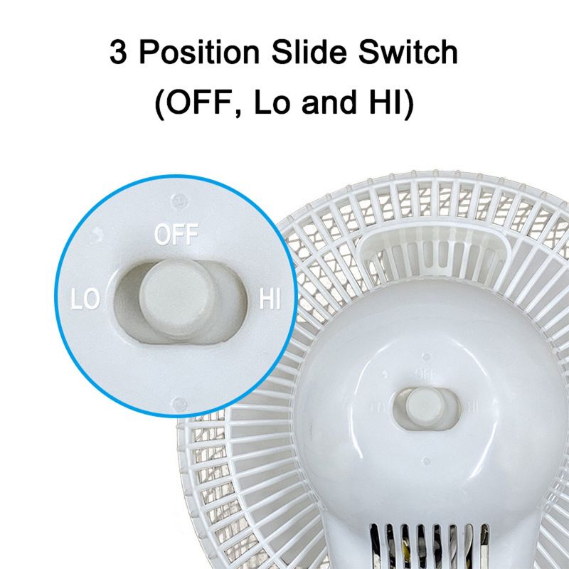 Optimus 7 Inch Personal Clip-on Fan