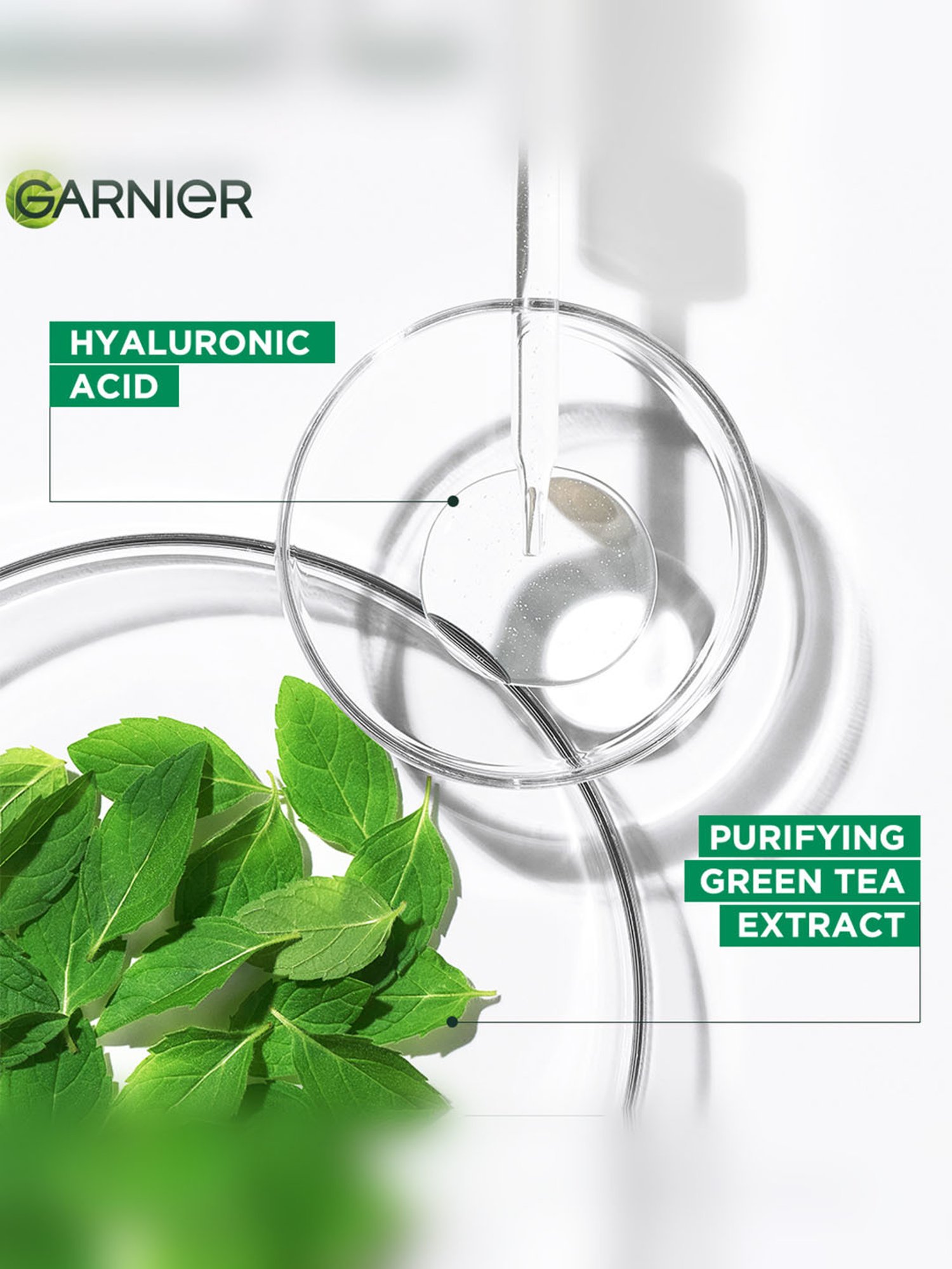 Garnier Skin Naturals Hydra Bomb Green Tea Face Serum Sheet Mask - 28 gm