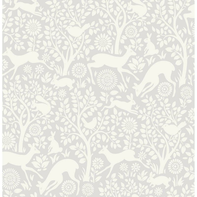 NuWallpaper Merriment Peel & Stick Wallpaper Gray