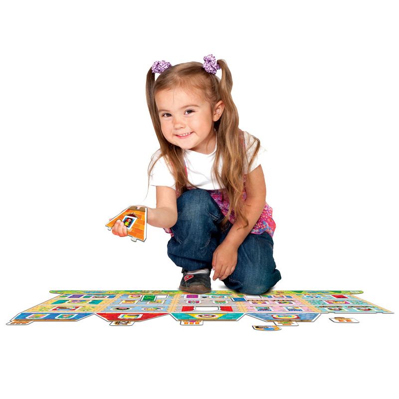 The Learning Journey  Puzzle Doubles! Create A Scene Neighborhood 60+ pieces.