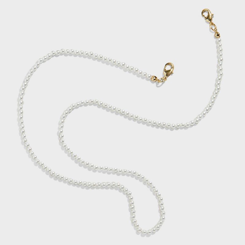 SUGARFIX by BaubleBar Women's 3pk Glasses Lanyard with Multifunctional Clasp - Velvet/Pearl/Chain One Size