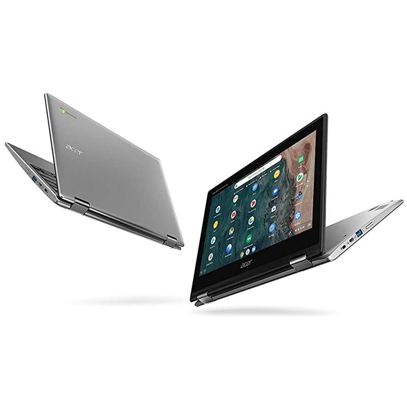 Chromebook Spin 311 CP311-2H-C3KA Convertible Laptop, Intel Celeron N4000, 11.6" HD Touchscreen, 4GB LPDDR4, 64GB eMMC, Gigabit WiFi, Bluetooth 5.0