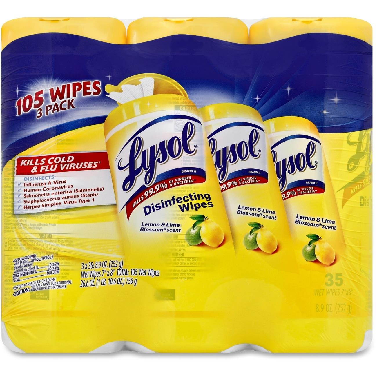 Reckitt Benckiser Lysol Disinfecting Wipes