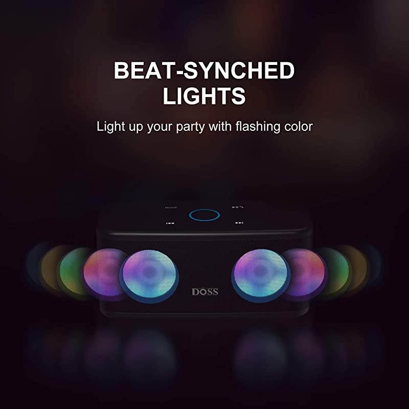 Bluetooth Speakers,  SoundBox Plus Portable Wireless Bluetooth Speaker with 16W HD Sound and Deep Bass, Wireless Stereo Pairing, 20H Playtime, Wireless Speaker for Home, Outdoor, Travel -Black