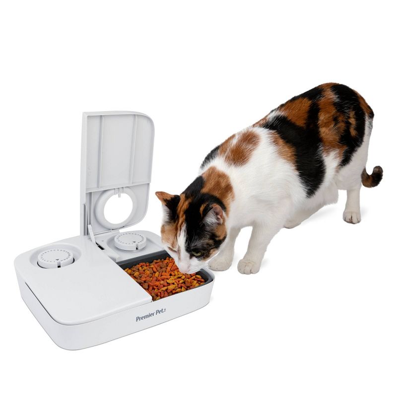 Premier Pet Automatic Timer Pet Feeder - Gray