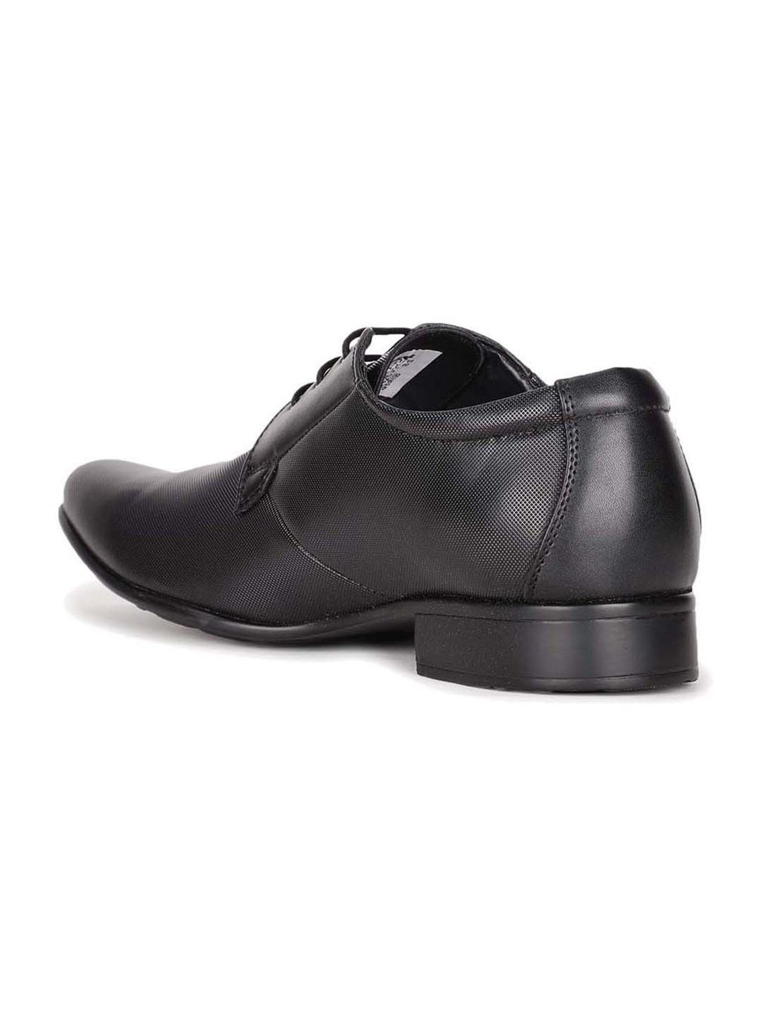 Bata Men's Black Derby Shoes