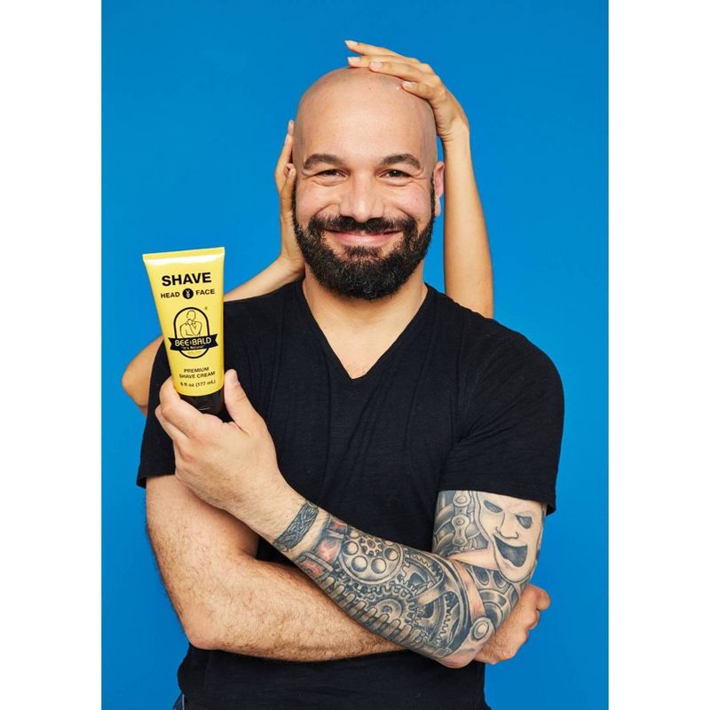 Bee Bald Premium Shave Cream - 6 fl oz