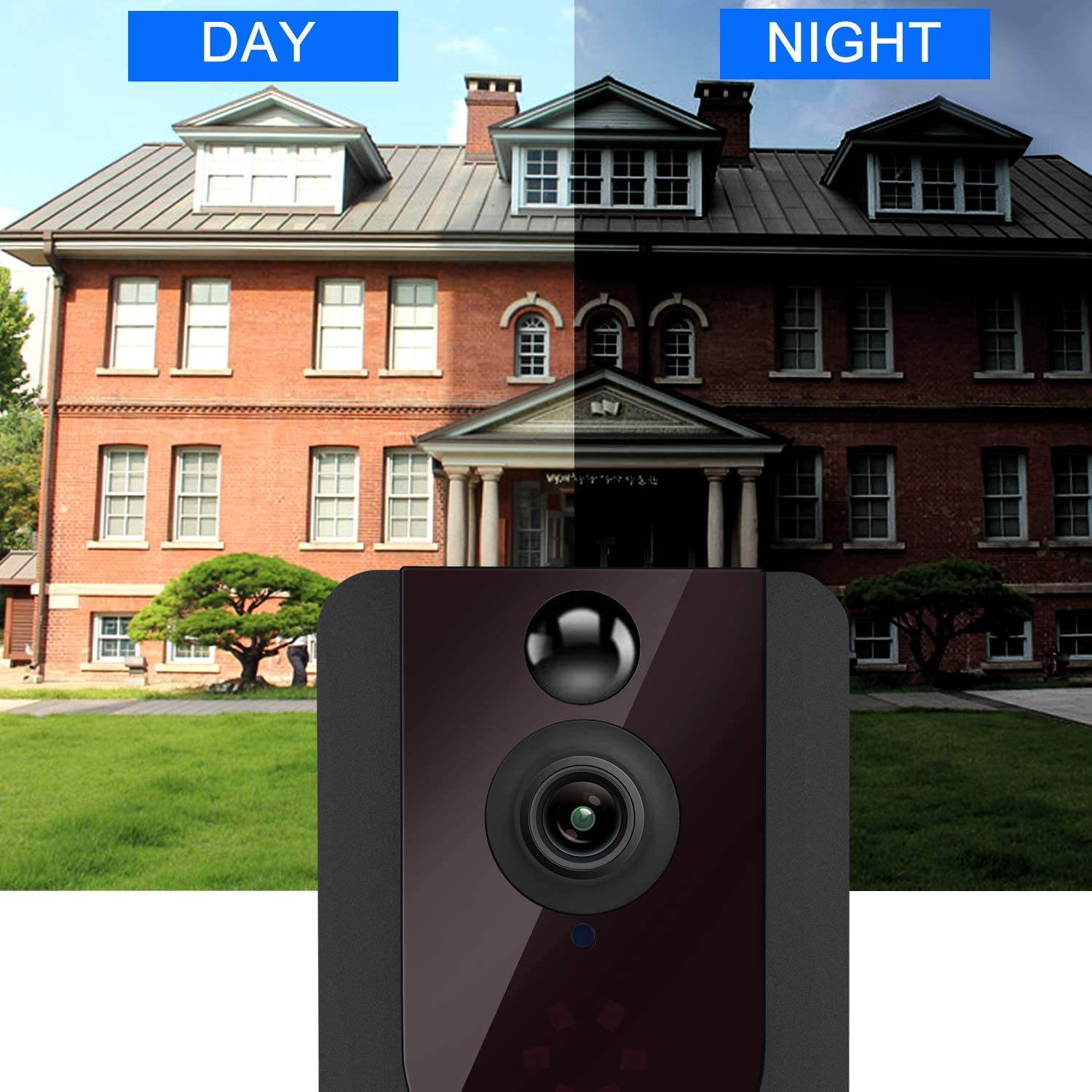 IR Sensor Welcome Doorbell Electronic Induction Doorbell Advertising Guide (Black)