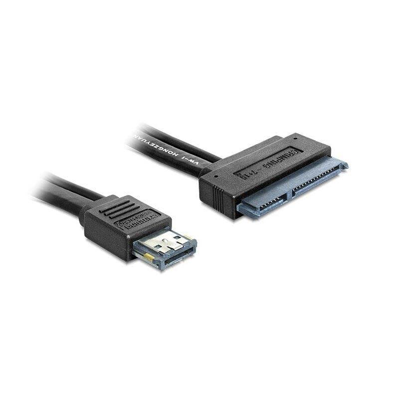 Power ESATA USB 2.0 combo to 22Pin SATA cable for 2.5" 3.5" Hard Disk Drive Dual Power 12V and 5V eSATAp 50cm