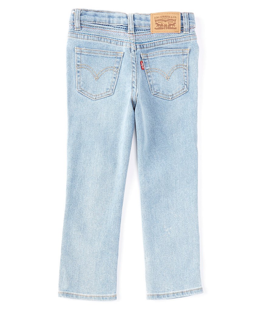 Hippie Girl Little Girls 4-6X REPREVE Destructed Denim Skinny Jeans