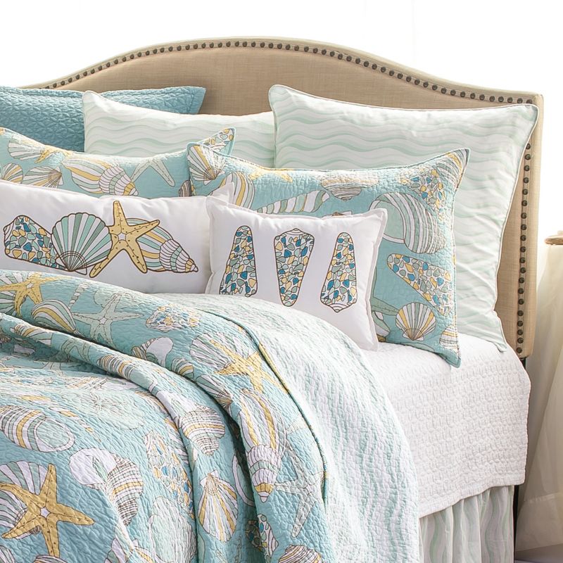 Twin Turtle Cove Quilt & Sham Set Light Turquoise/Aqua - Tommy Bahama