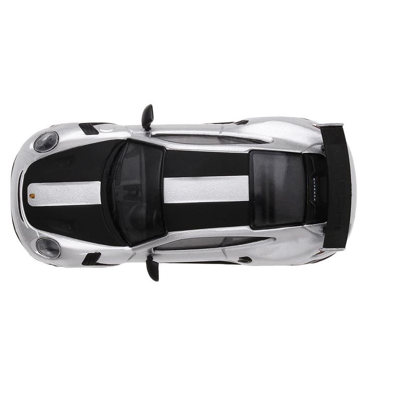 Porsche 911 GT2 RS Weissach Package GT Silver Met. Ltd Ed 3600 pcs 1/64 Diecast Model Car by True Scale Miniatures