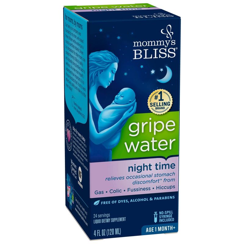 Mommy's Bliss Gripe Water Night Time for colic - 4 fl oz