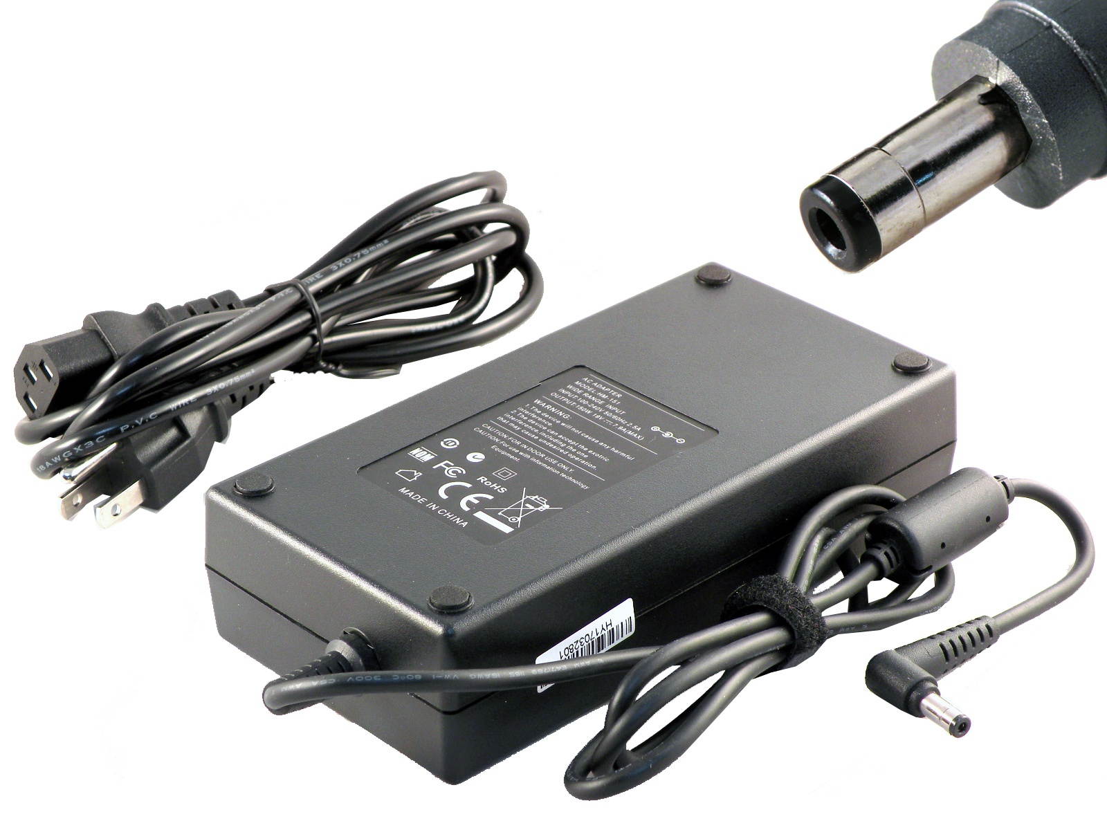 iTEKIRO 150W AC Adapter for MSI GF62 7RE, GF62 7RE-1452; MSI GE62 GE72 GS40 GS60 GS70 GS72 GT660 GT660R GT663 GT663R GT680 GT680R GT683 GT683R GT780 GT780R GX660 GX740 GX780 PX60 WS60 WS72