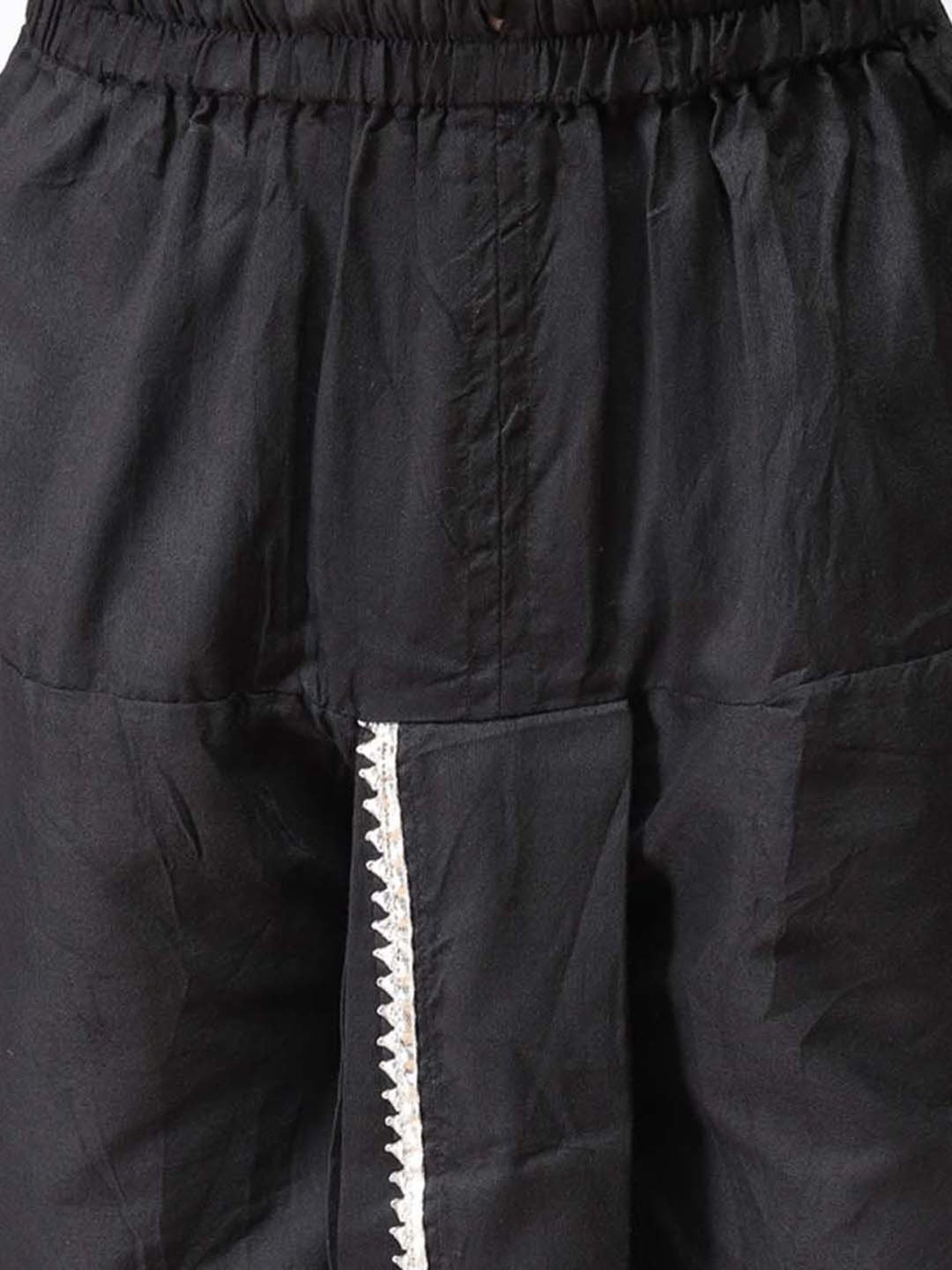 TABARD Kids Black Cotton Regular Fit Dhoti