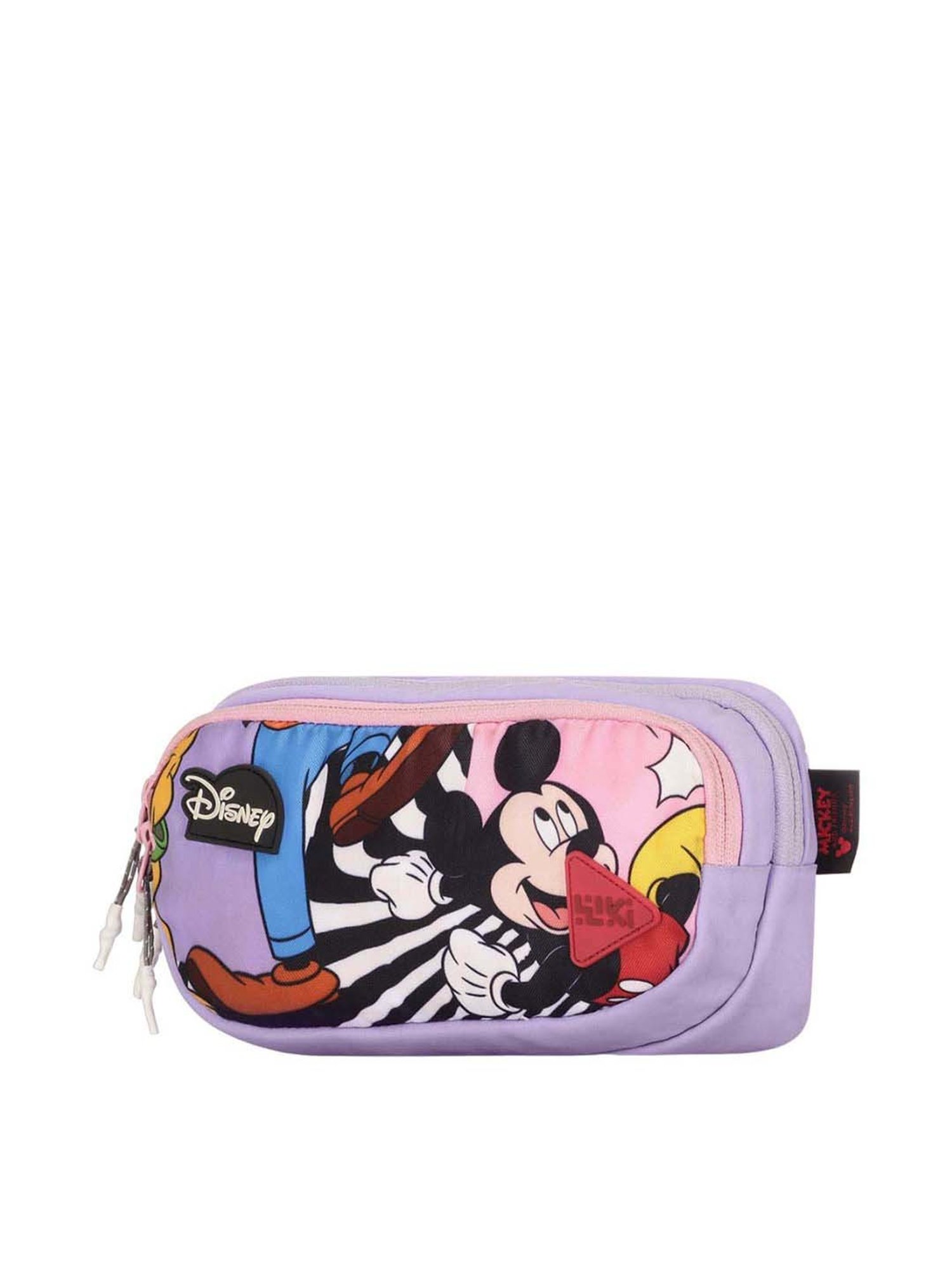 Wiki Micky Purple Printed Waist Pouch