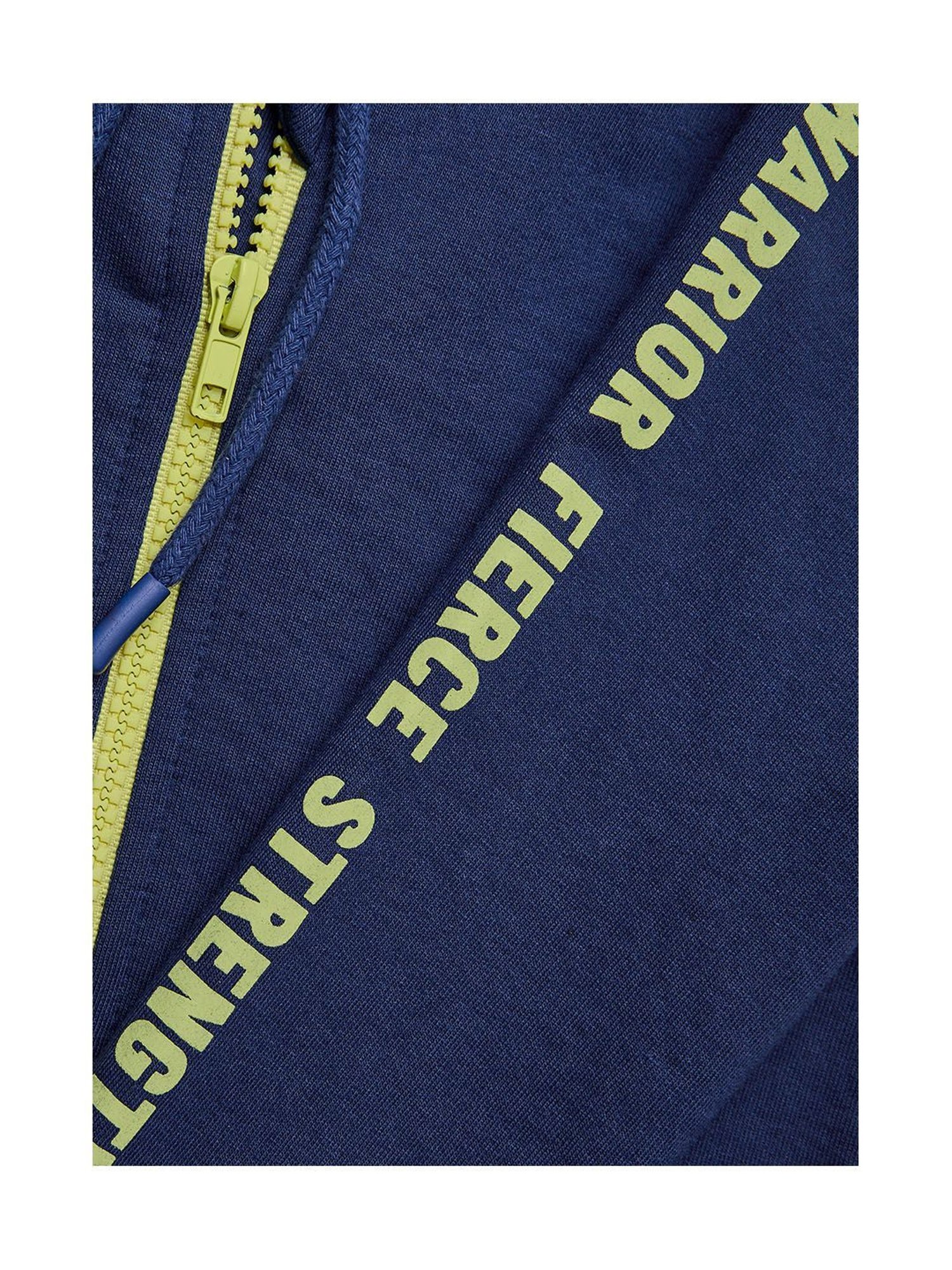 The Souled Store Kids Navy Solid Full Sleeves Hoodie