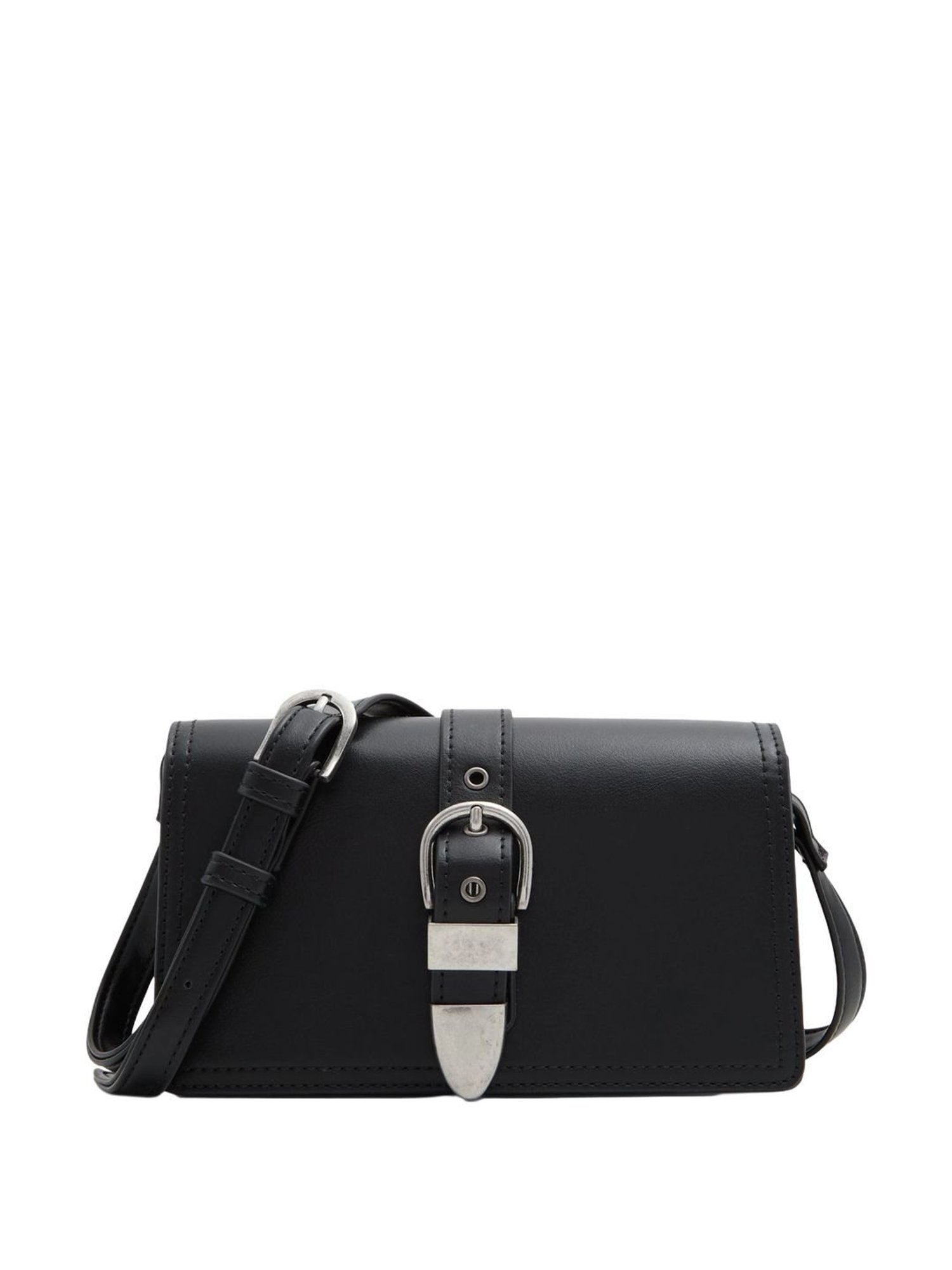 Call It Spring Black Solid Small Sling Handbag