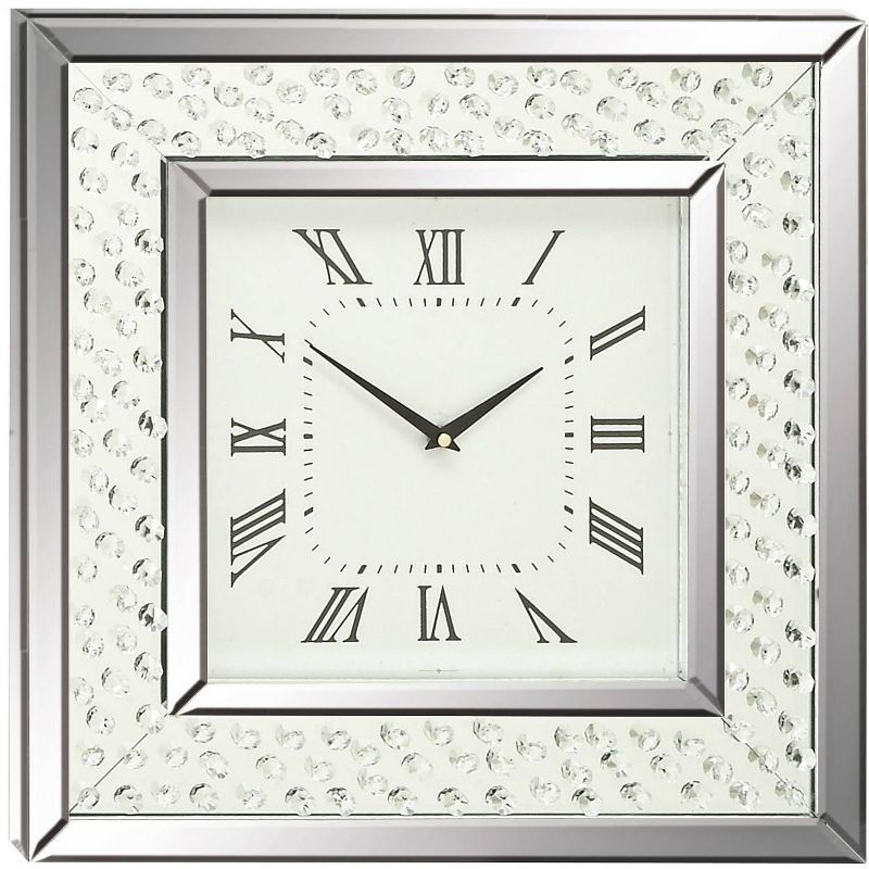 River Parks Studio Cielo Mirrored 20" Square Wall Clock